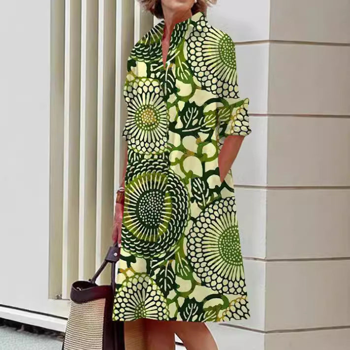 Brigitte™ | Robe Midi Luxe pour une Élégance Naturelle