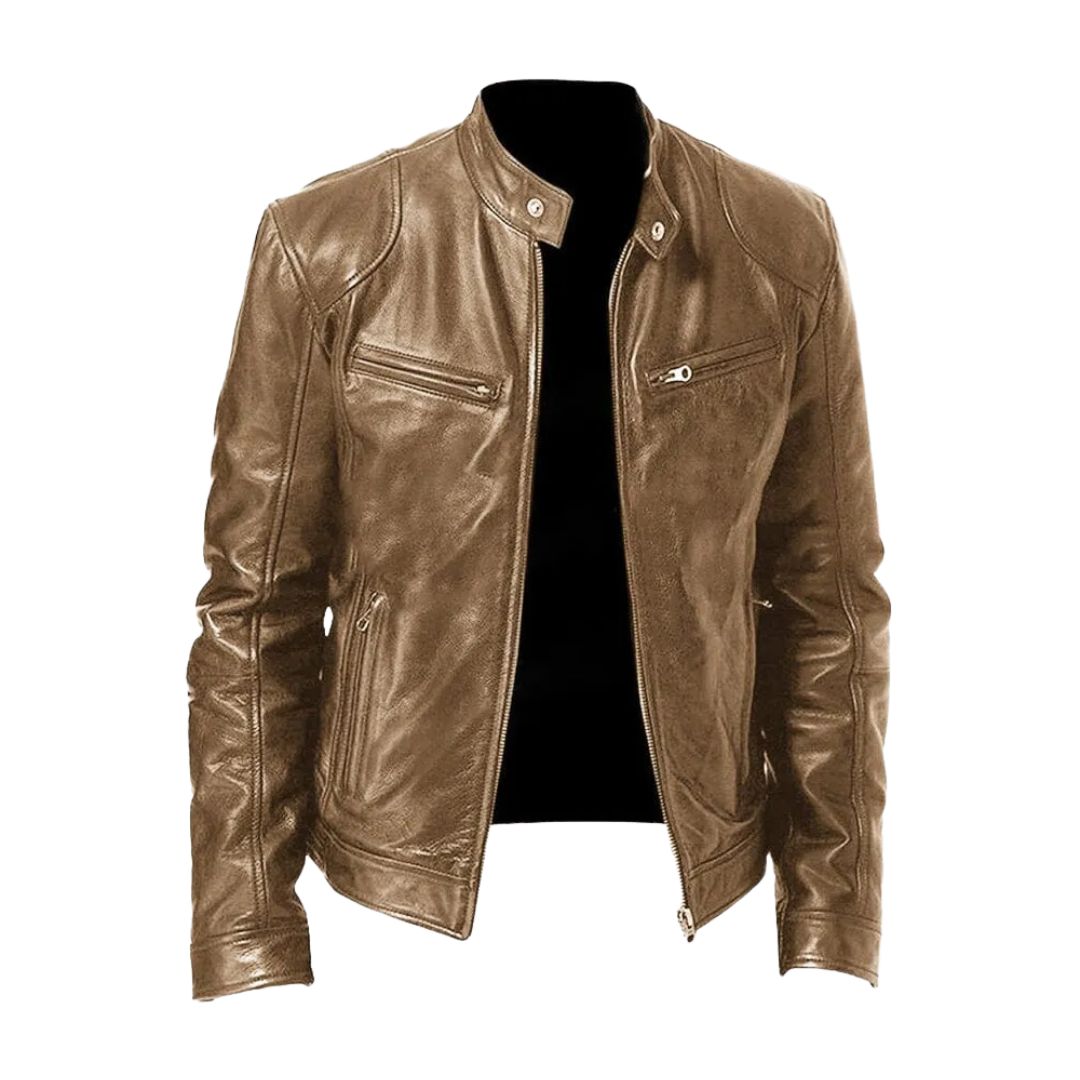 Romain™ I Veste en Cuir Élégante
