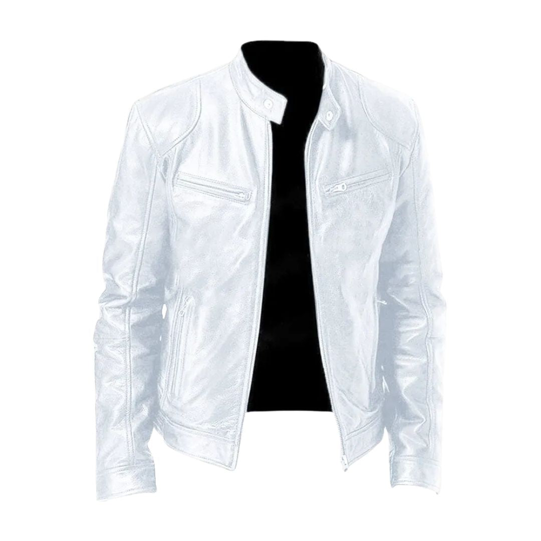 Romain™ I Veste en Cuir Élégante