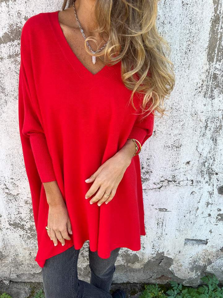 Céline I Pull Douillet Oversize Col V