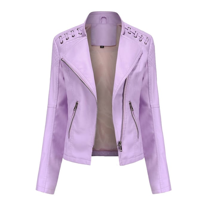 Aveline™ | Veste en similicuir élégante