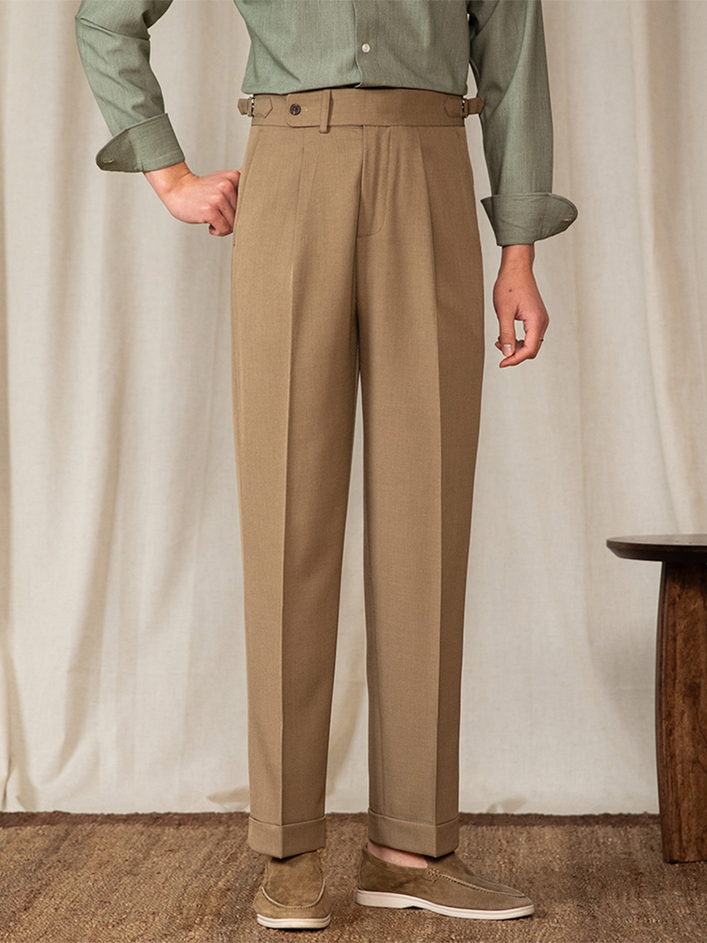 Michel™ I Pantalon Plissé Élégant