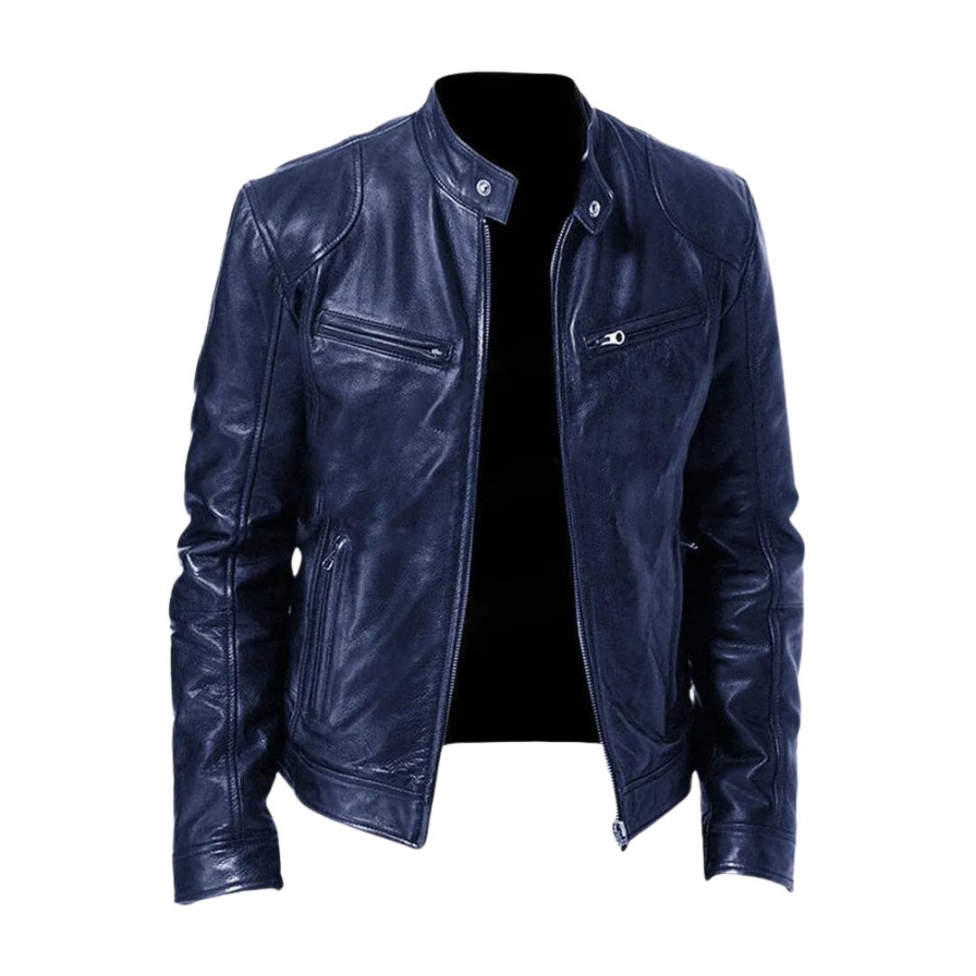 Romain™ I Veste en Cuir Élégante