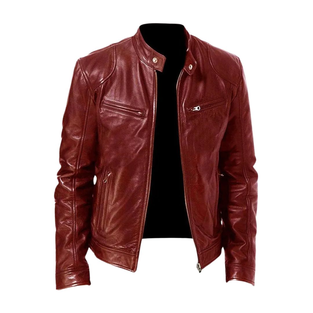 Romain™ I Veste en Cuir Élégante