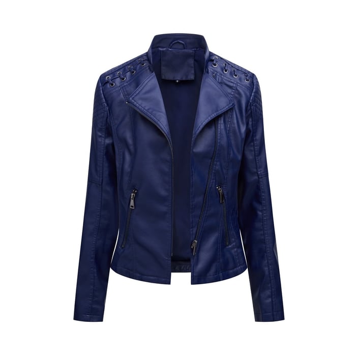 Aveline™ | Veste en similicuir élégante