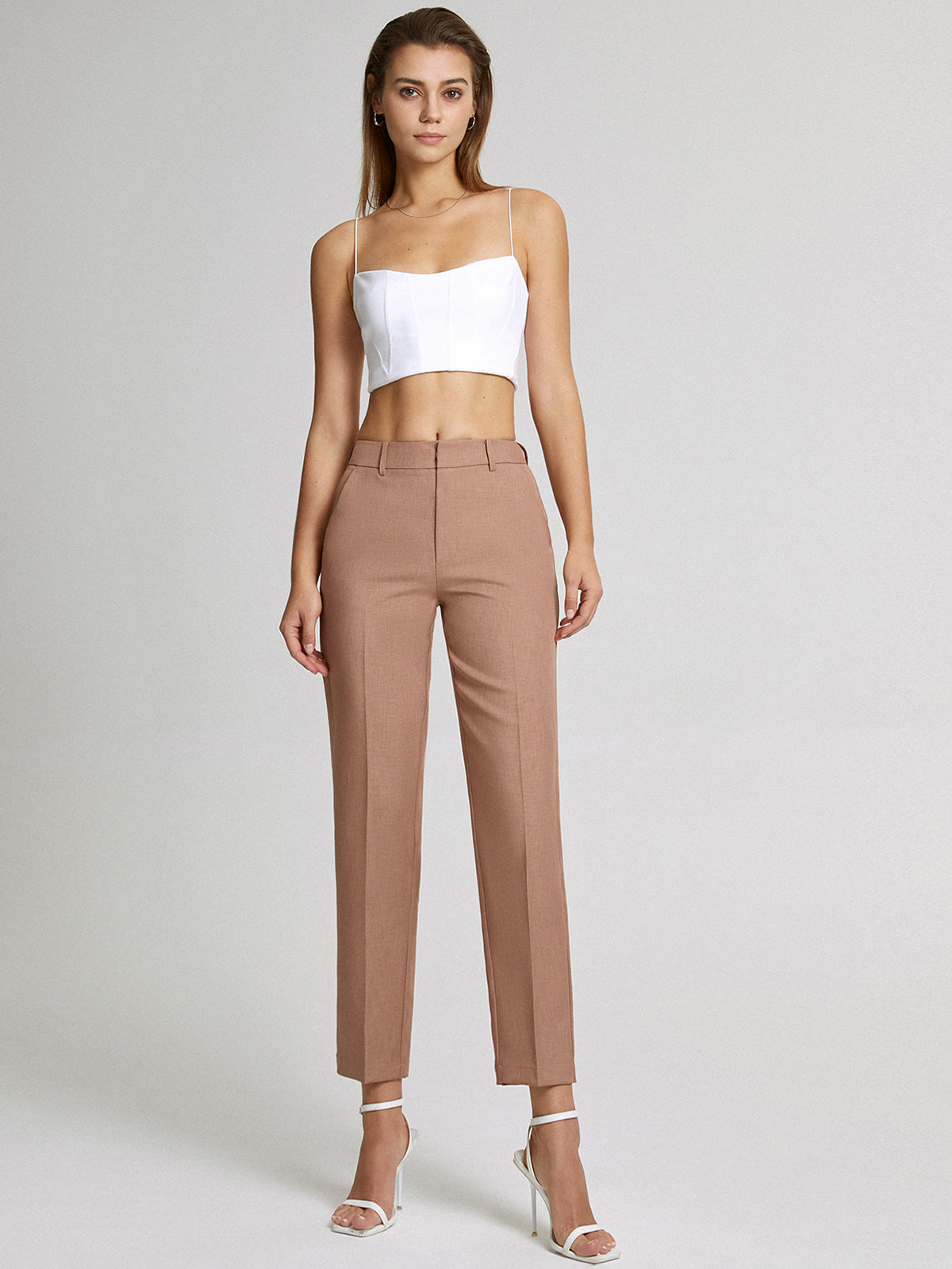 Amaraine™ I Pantalon élegant taille haute