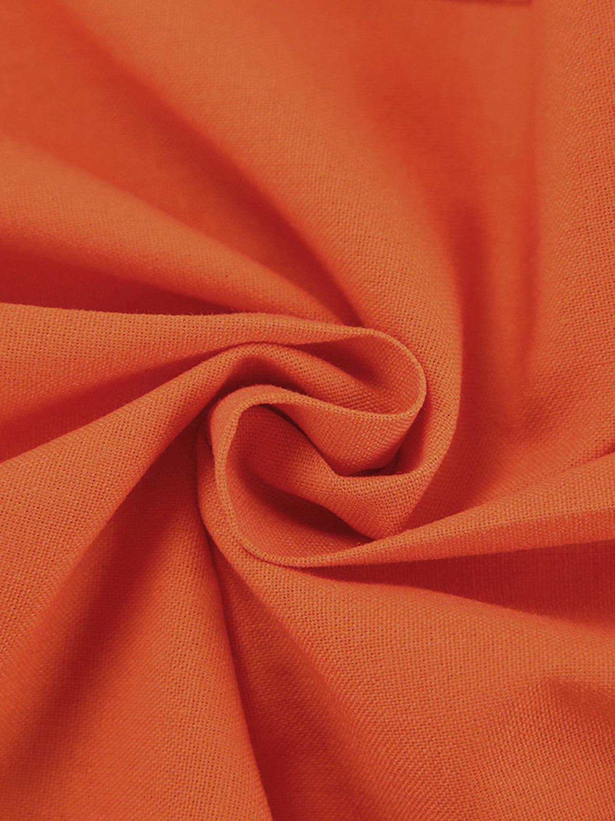 Amaraine™ I Pantalon évasé en lin et coton coloris vitamine C