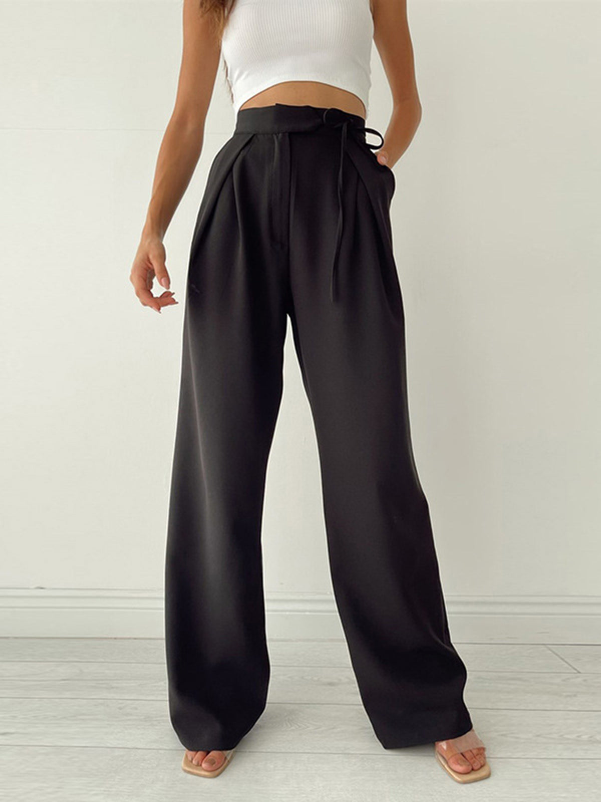 Amaraine™ I Pantalon palazzo noué
