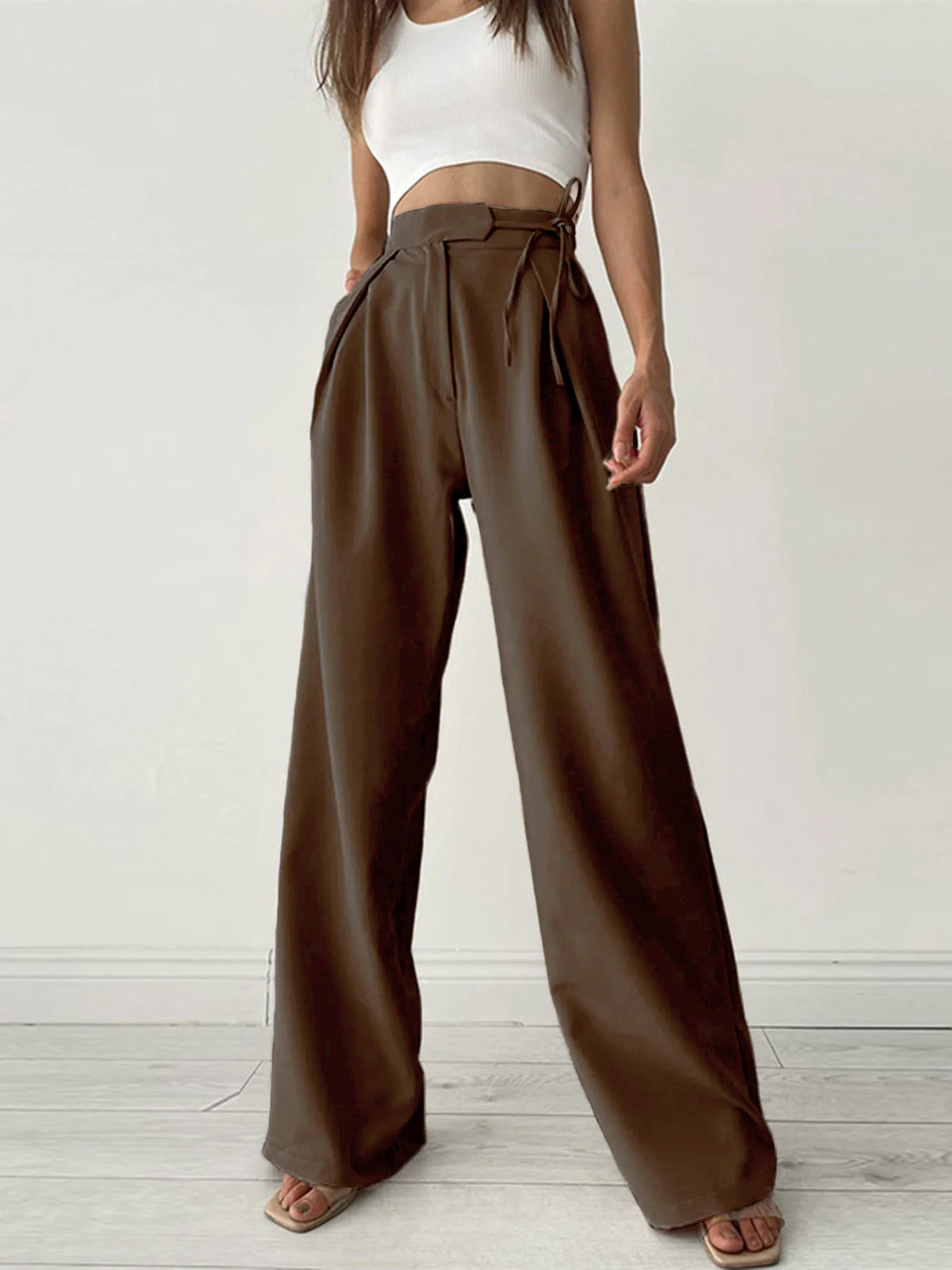 Amaraine™ I Pantalon palazzo noué