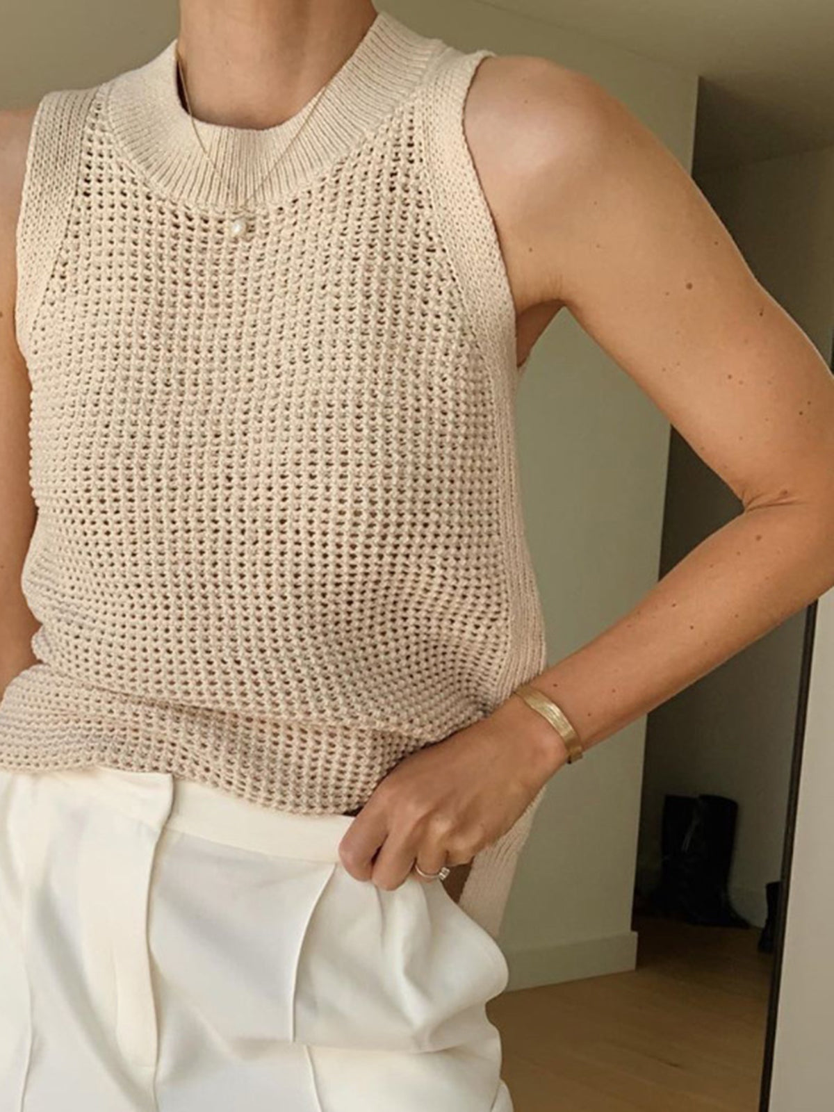 Amaraine™ I Débardeur en tricot élégant