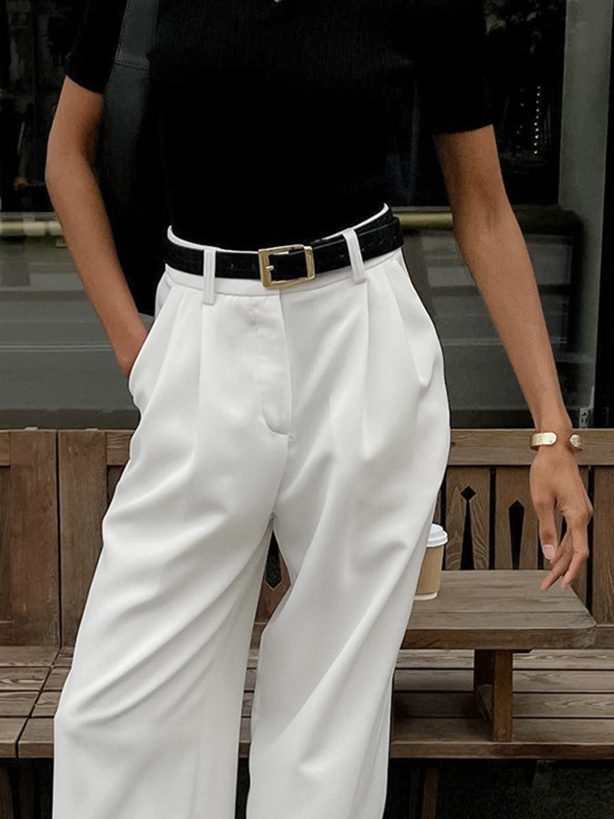 Amaraine™ I Pantalon évasé élégant