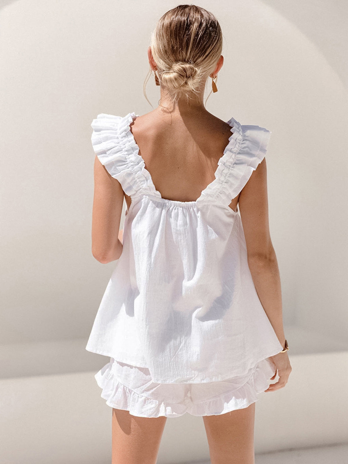 Amaraine™ I Duo en coton à volants