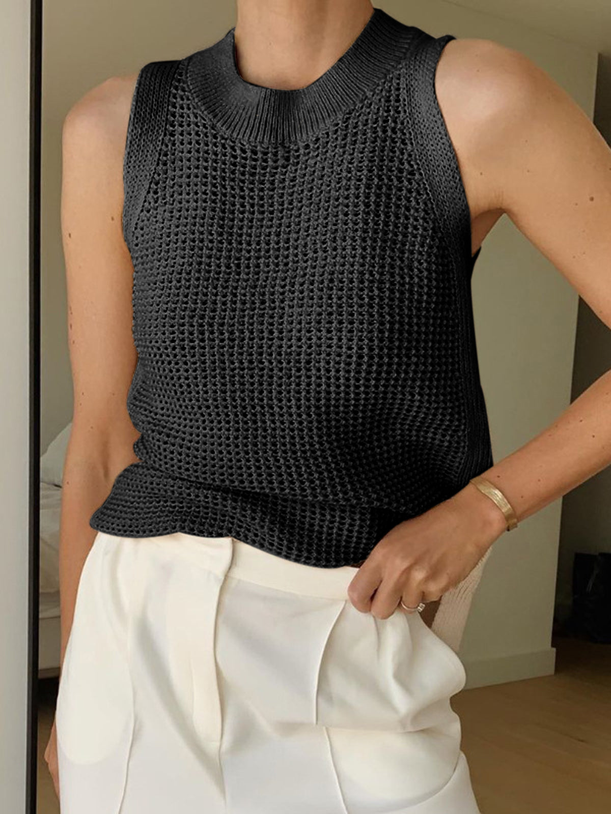 Amaraine™ I Débardeur en tricot élégant
