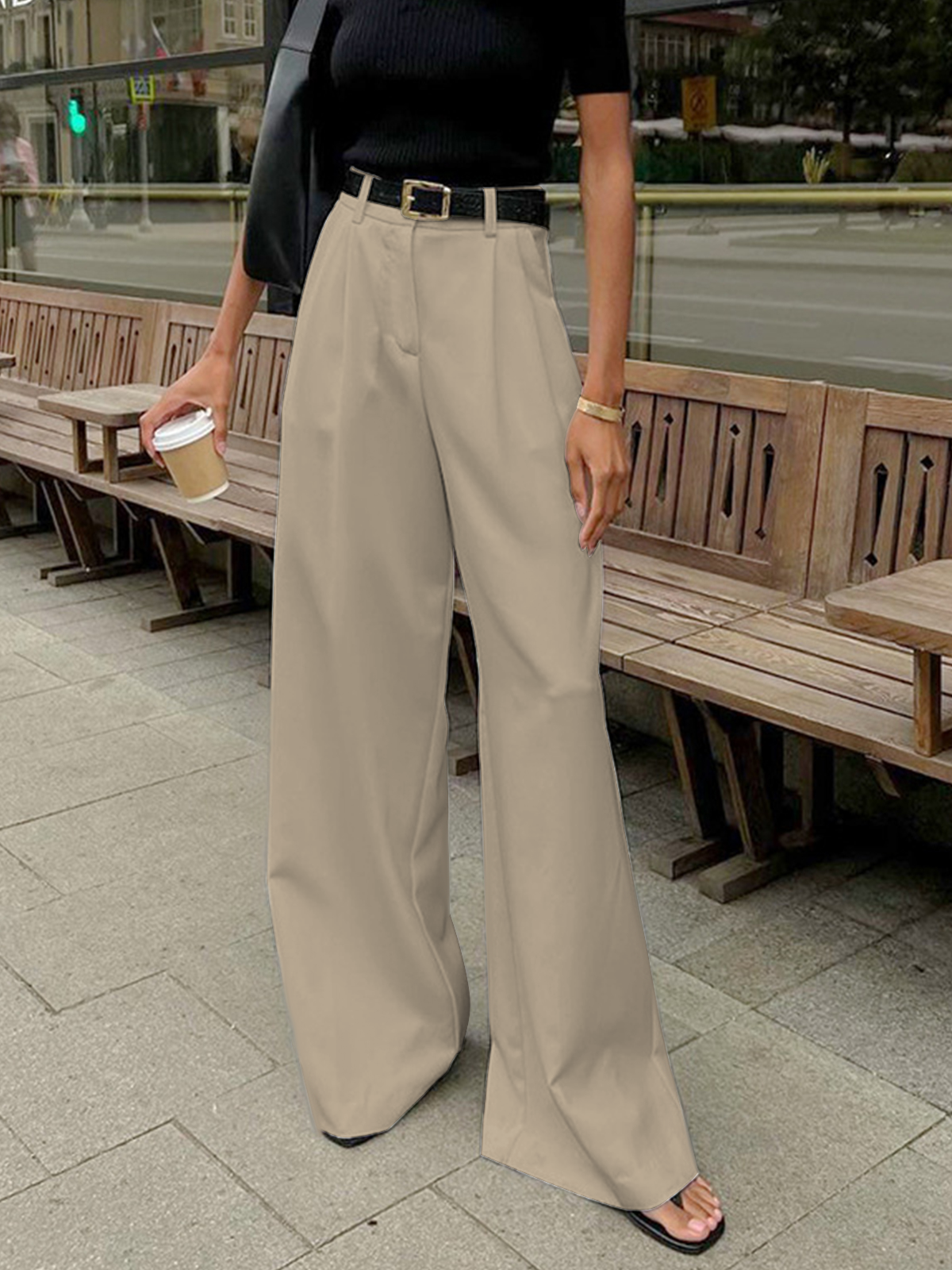 Amaraine™ I Pantalon évasé élégant