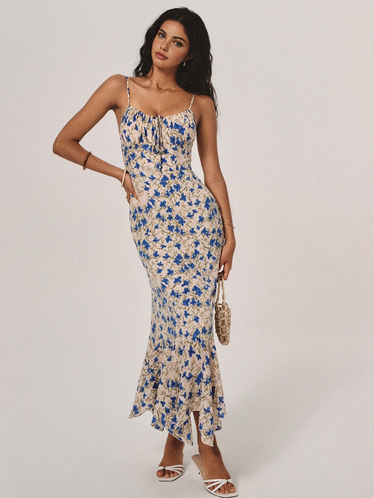 Amaraine™ I Robe longue fleurie