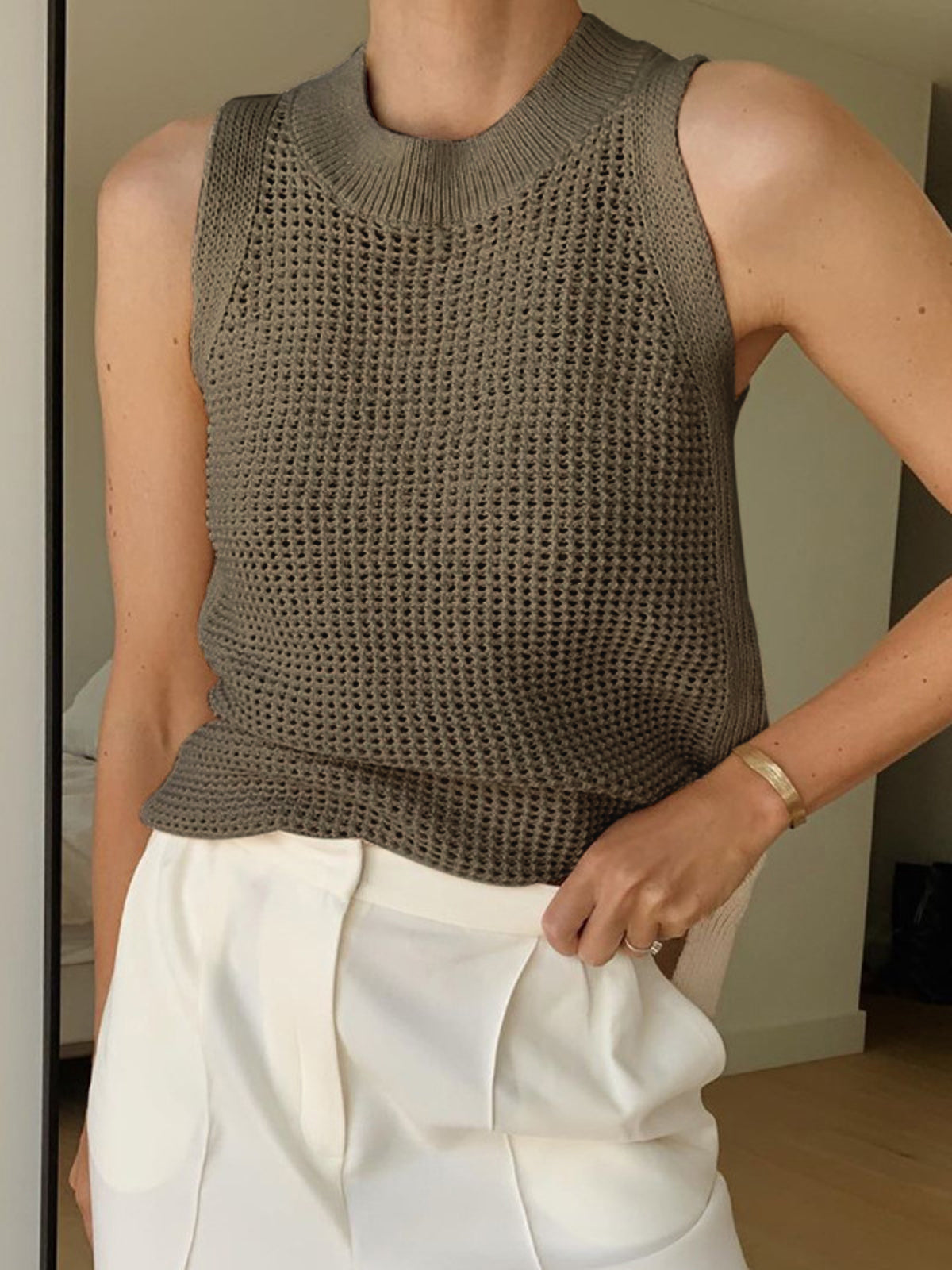 Amaraine™ I Débardeur en tricot élégant