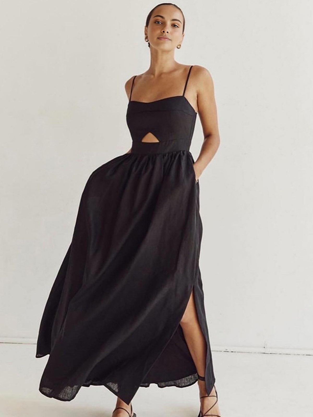 Amaraine™ I Robe découpée en coton