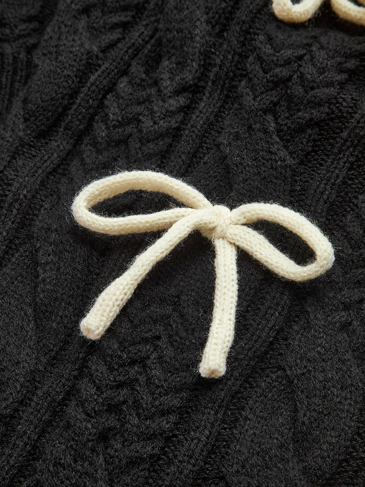 Amaraine™ I Cardigan à nœuds élégants