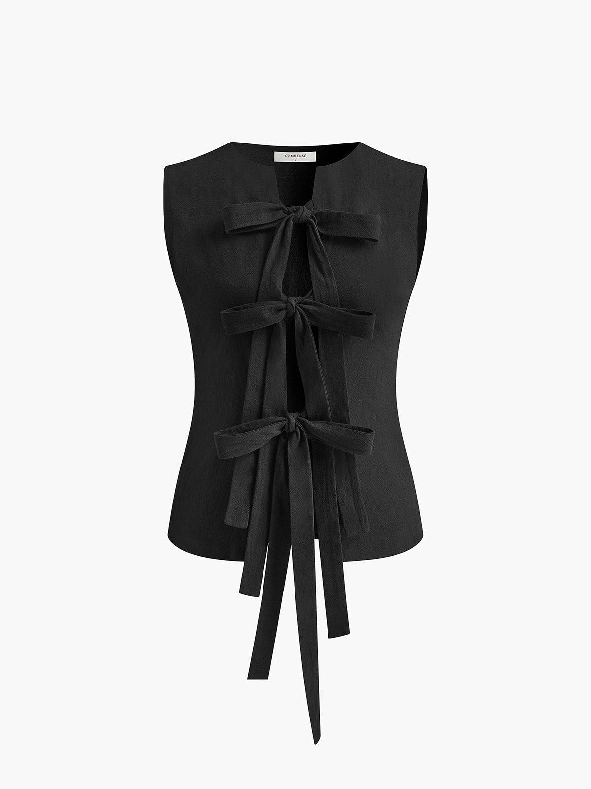 Amaraine™ I Débardeur en coton élégant à nœud
