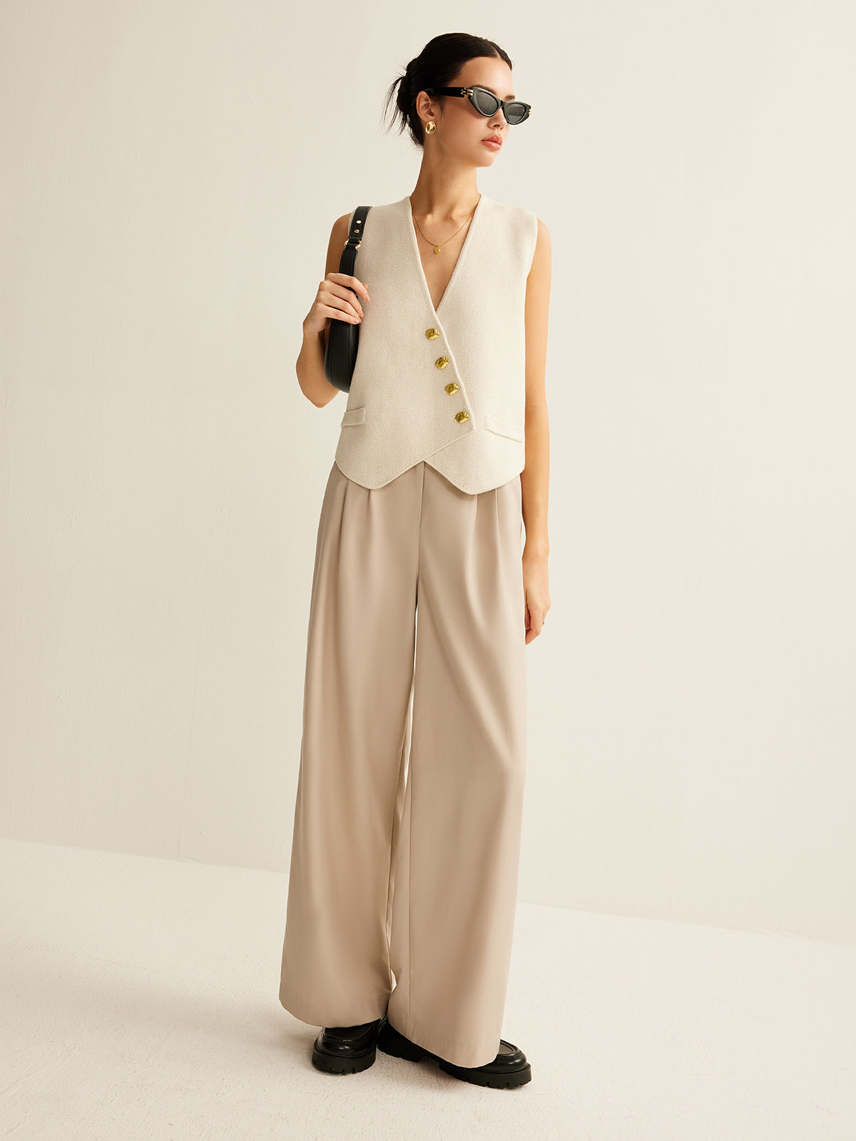 Amaraine™ I Gilet asymétrique élégant