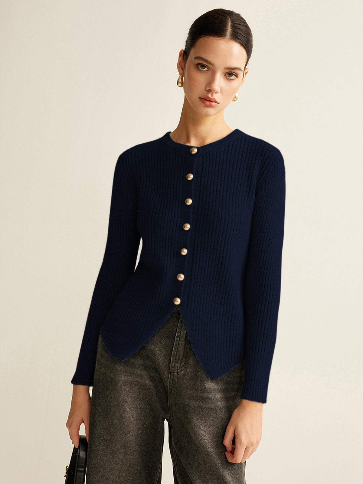 Amaraine™ I Cardigan élégant à fente