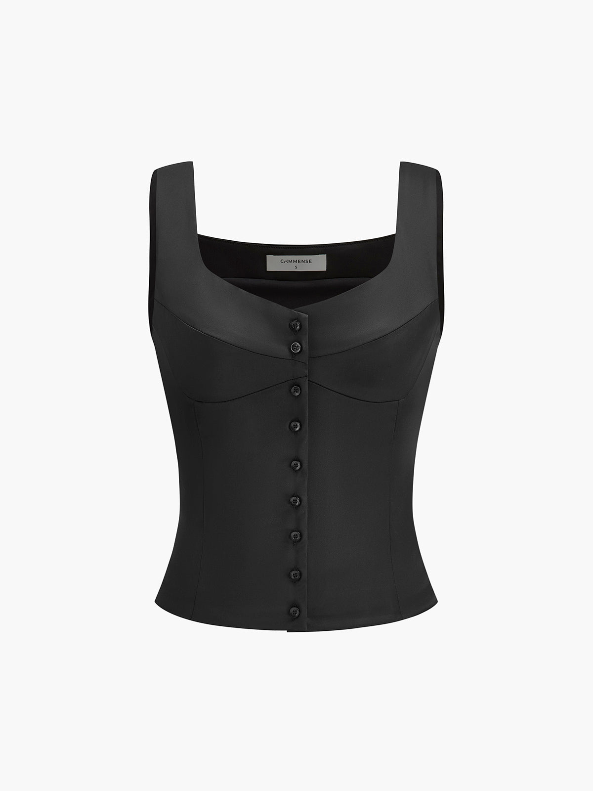Amaraine™ I Haut élégant à bretelles avec détails boutonnés