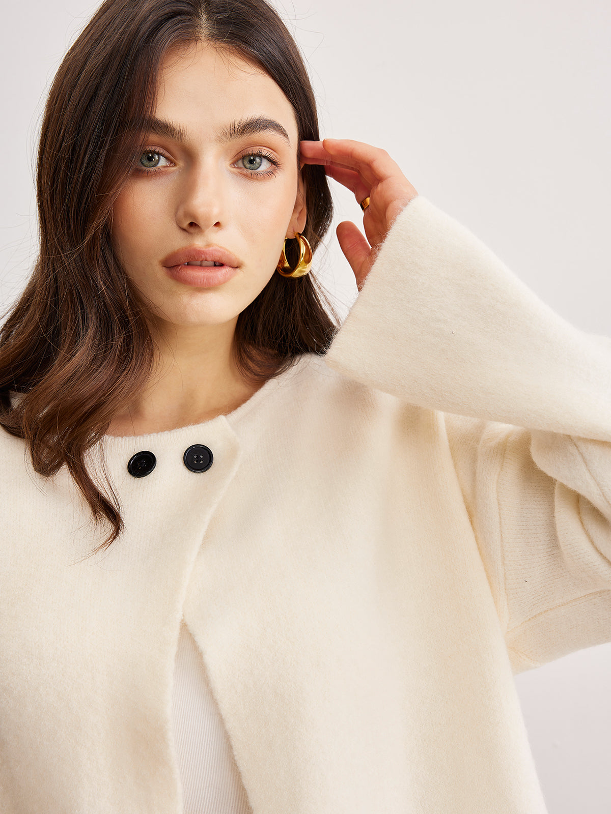 Amaraine™ I Cardigan élégant fendu