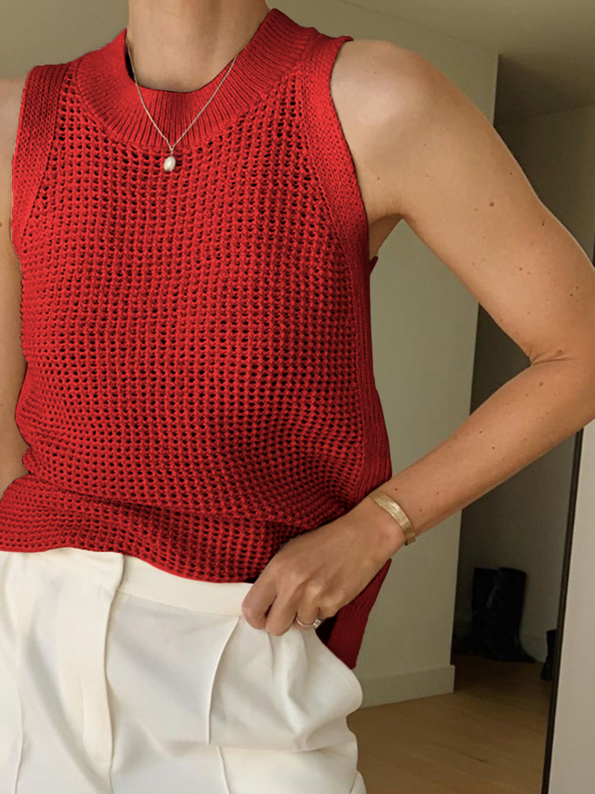 Amaraine™ I Débardeur en tricot élégant