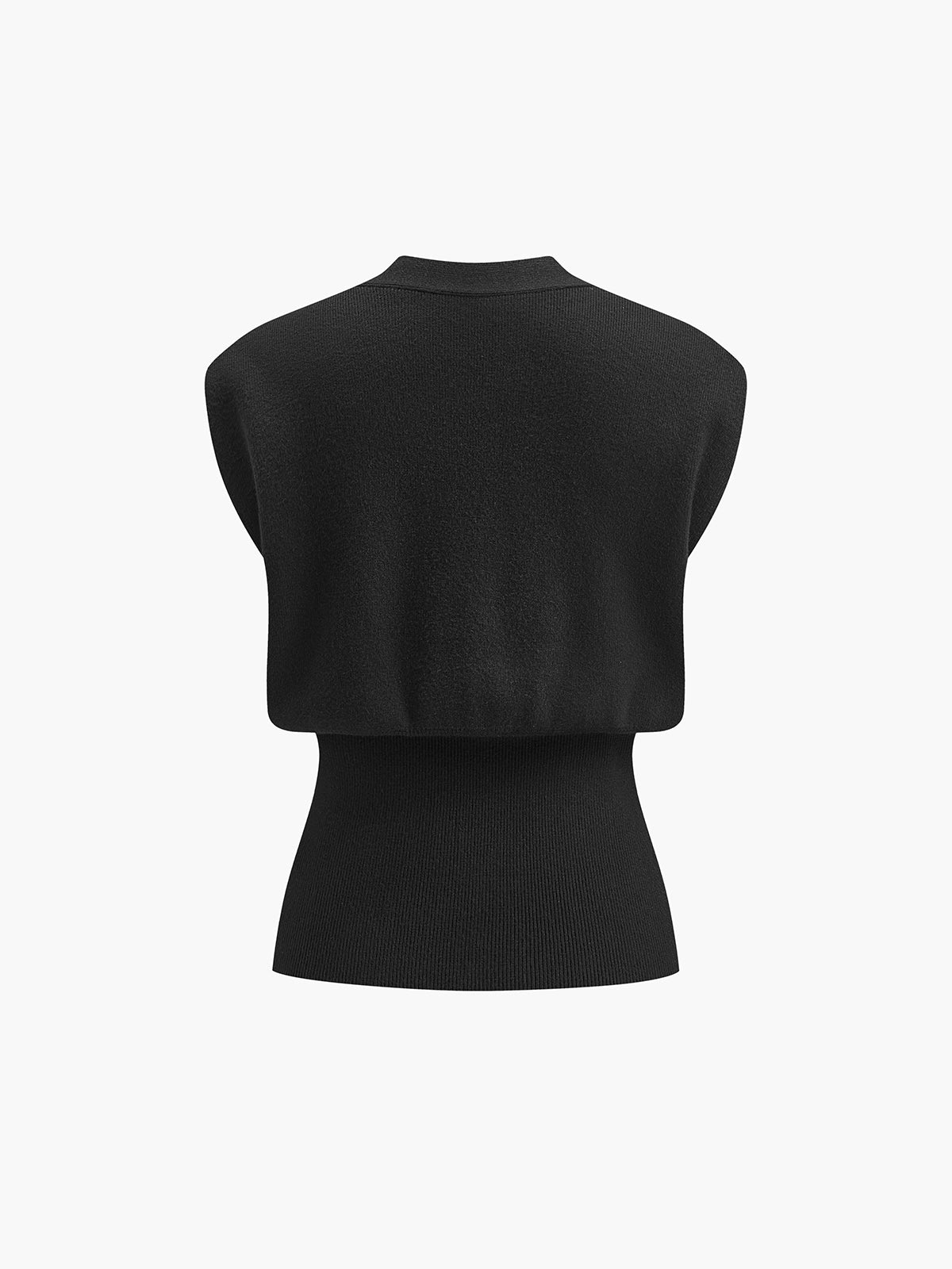 Gilet sans manches à un bouton