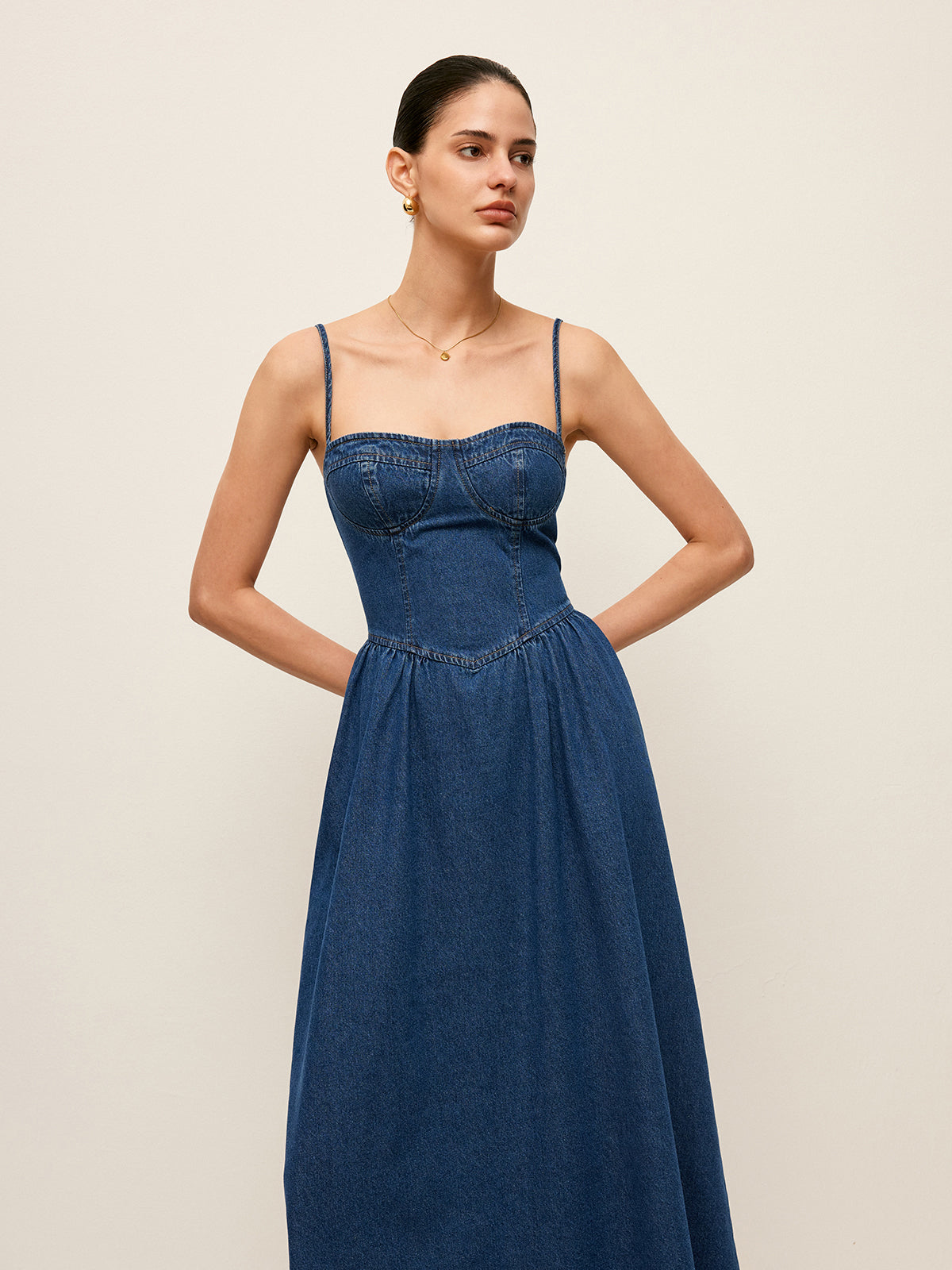 Amaraine™ I Robe jean cœur