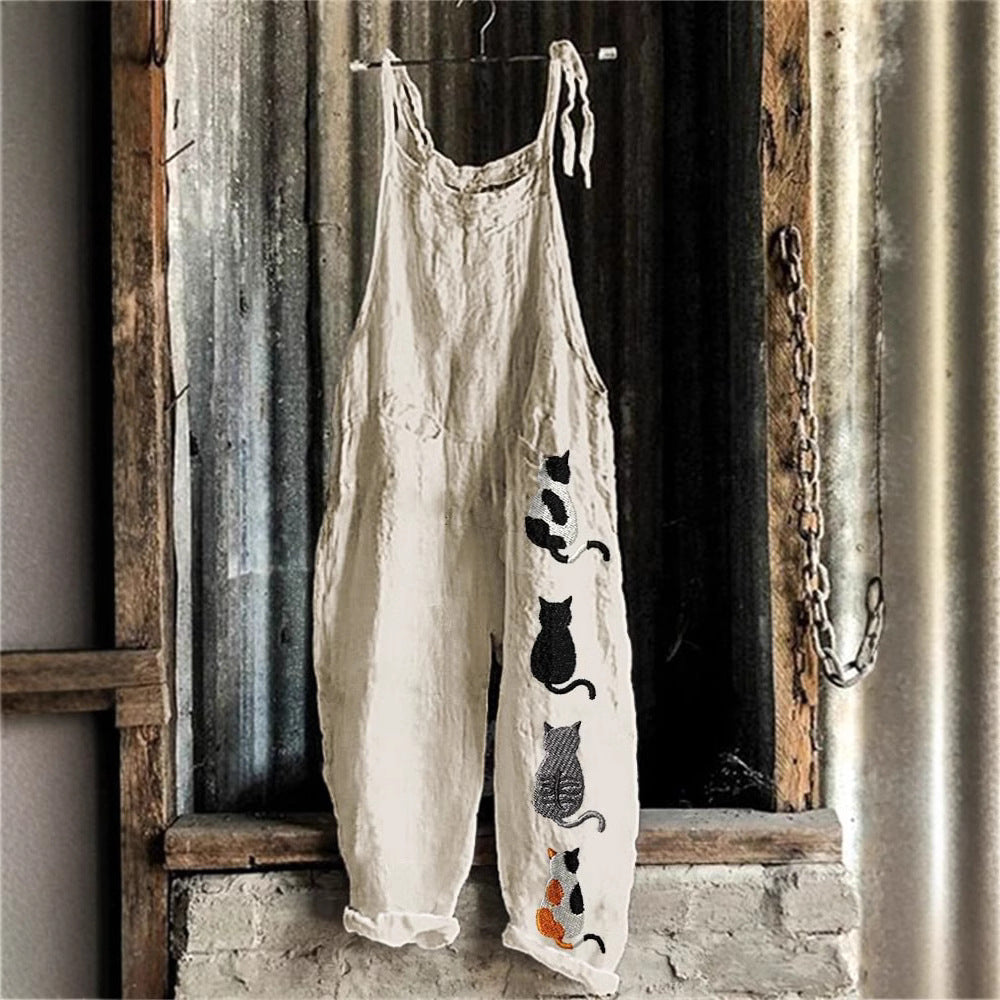 Nioucha – Salopette Vintage pour Femmes pour les amoureux des animaux