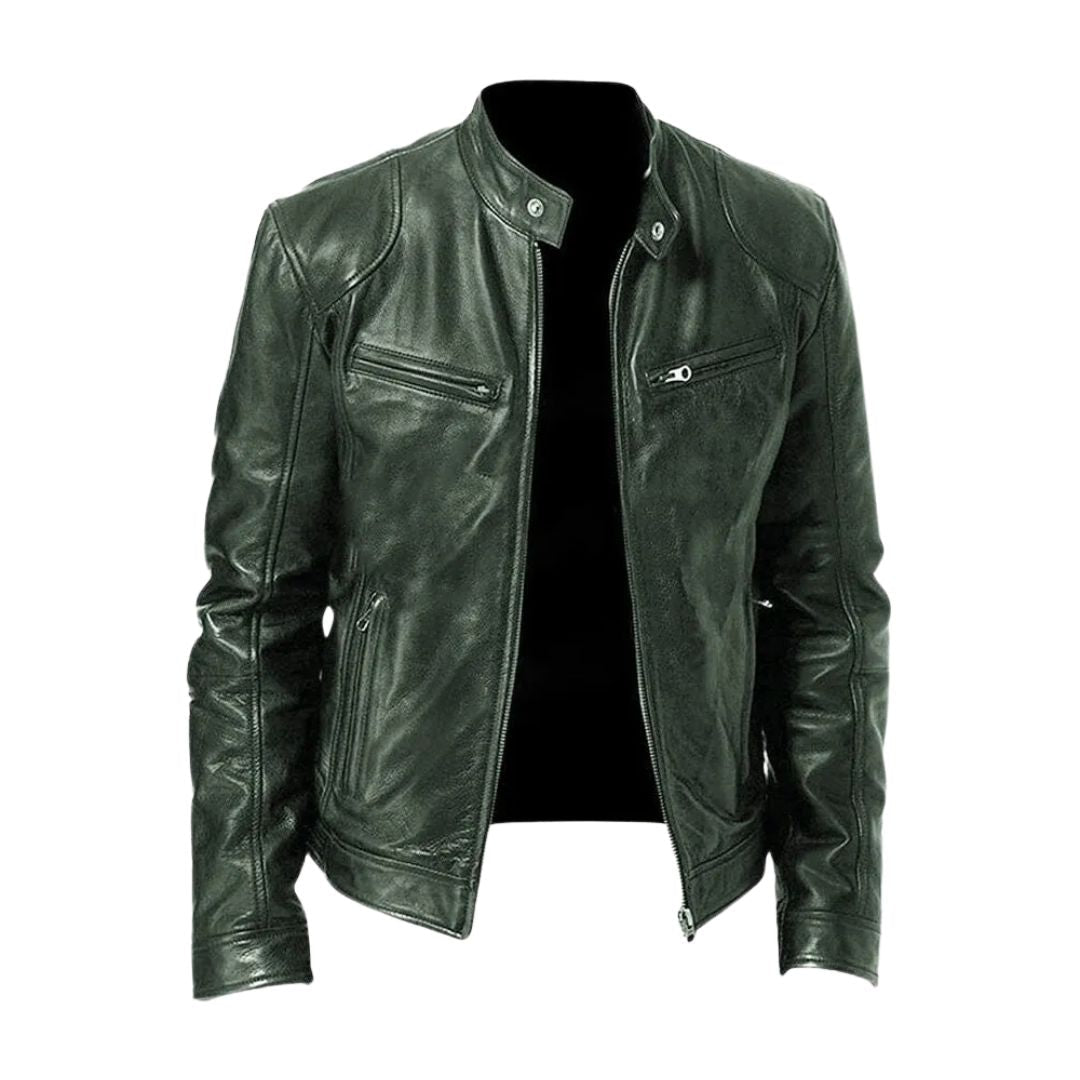 Romain™ I Veste en Cuir Élégante