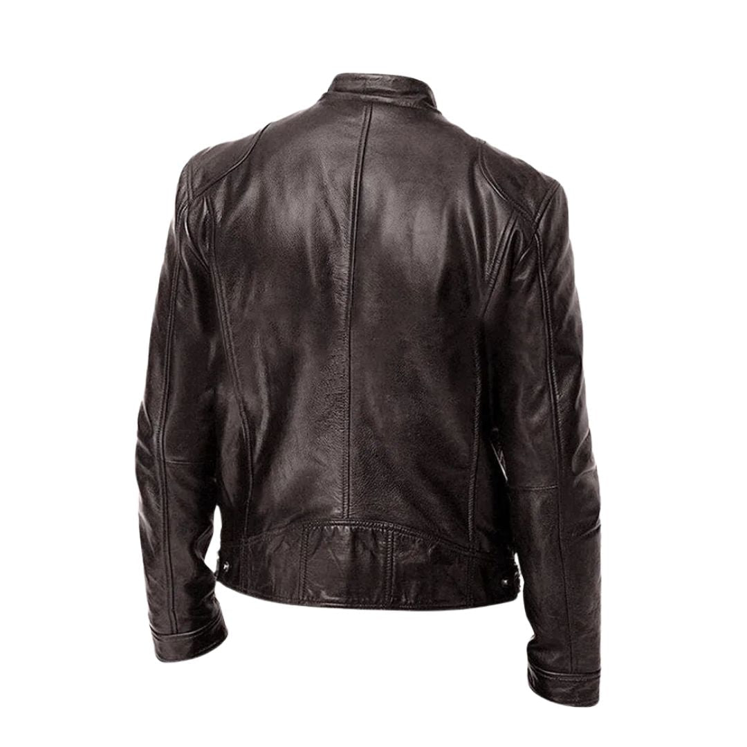 Romain™ I Veste en Cuir Élégante