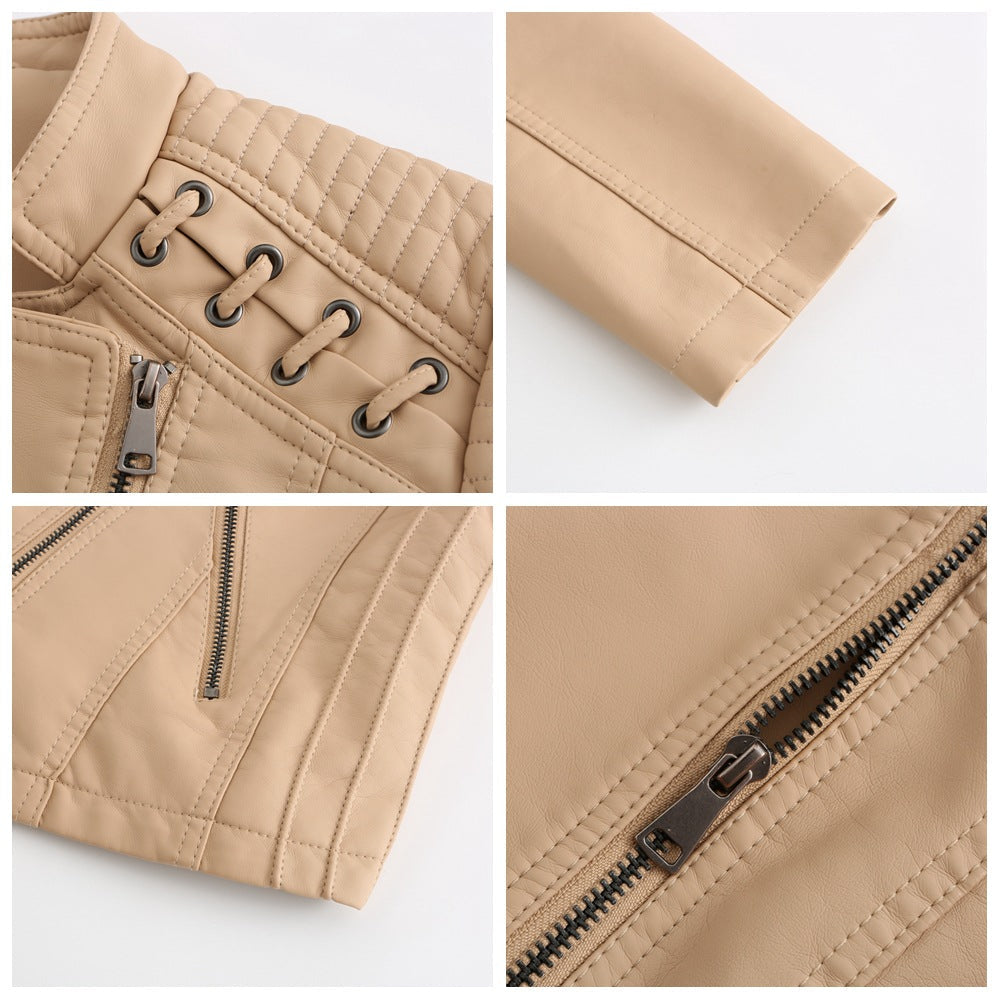 Aveline™ | Veste en similicuir élégante