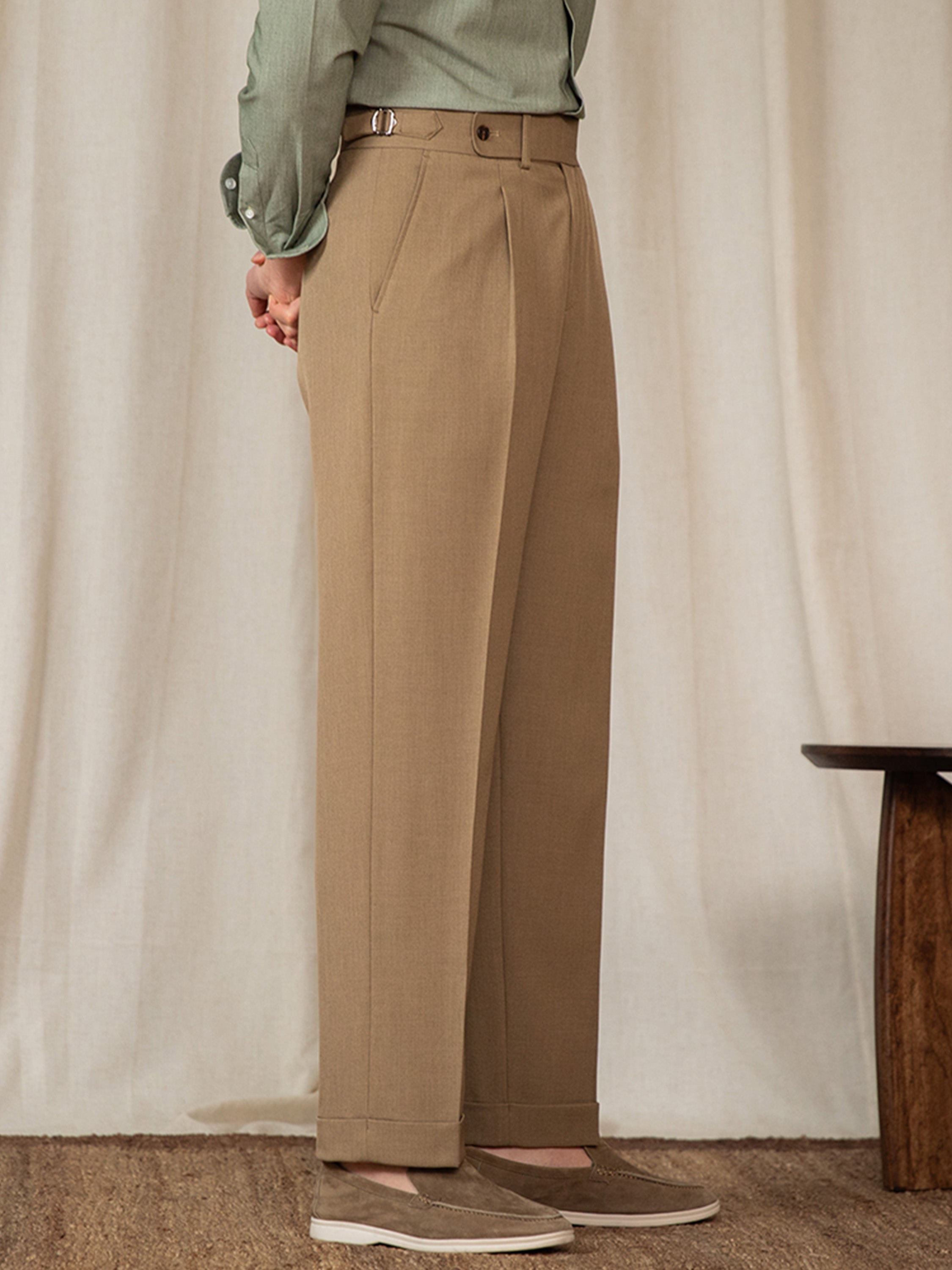 Michel™ I Pantalon Plissé Élégant