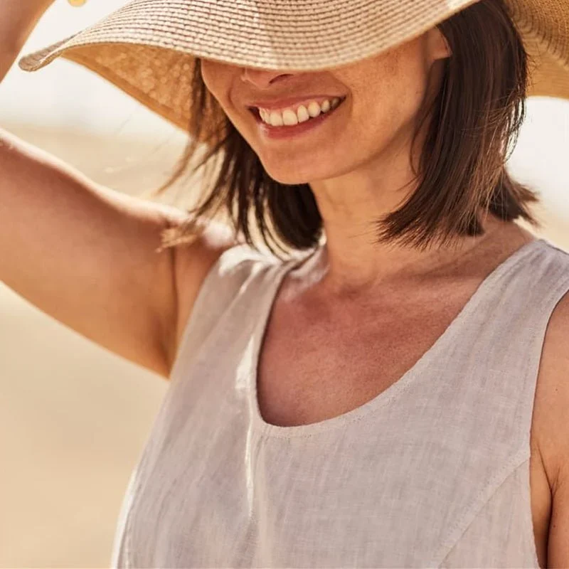 Natsi™ | Robe Élégante en Lin et Coton (La meilleure qualité)
