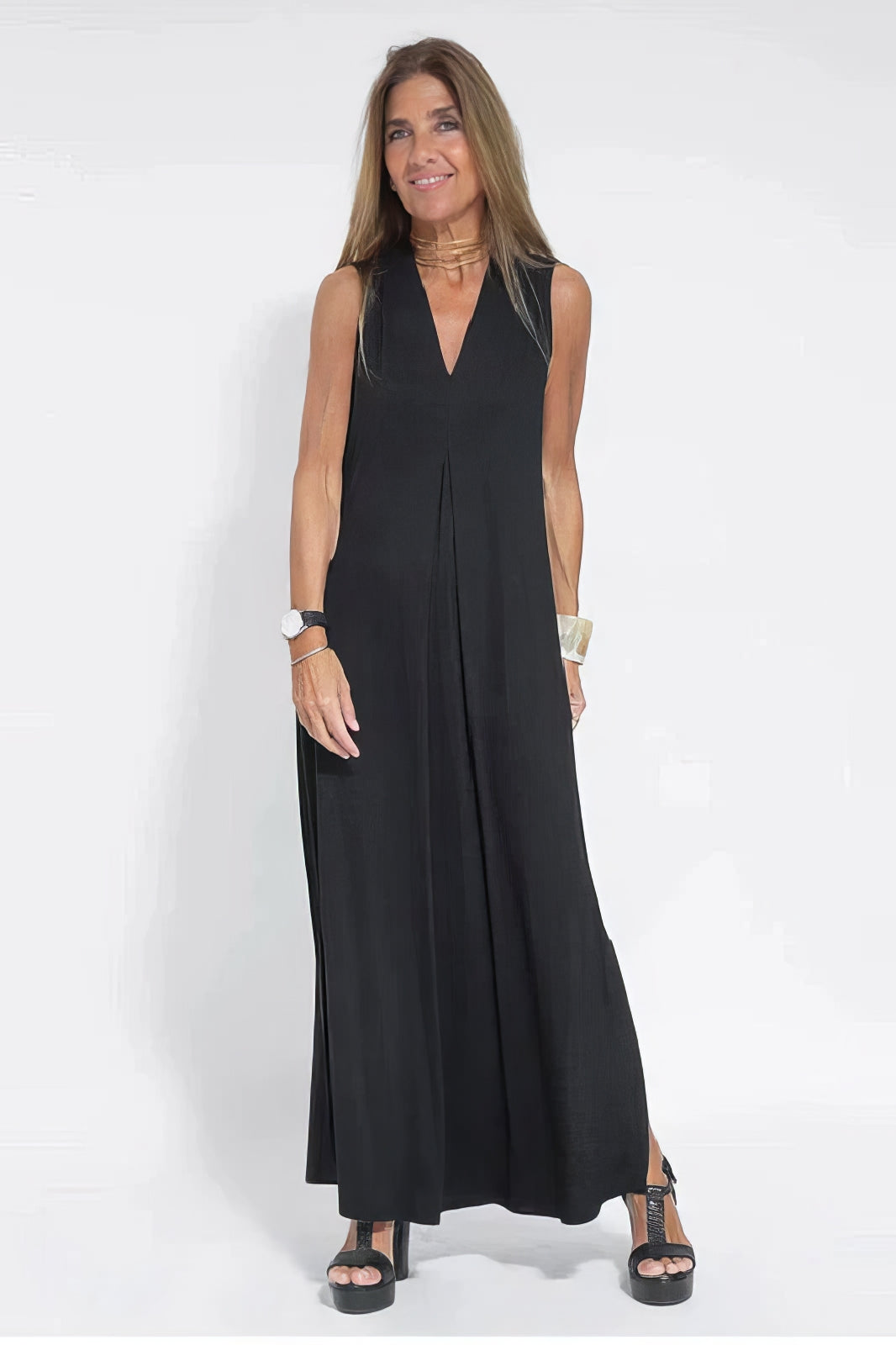 ELISE | Robe Longue Élégante avec Gilet Assorti Offert