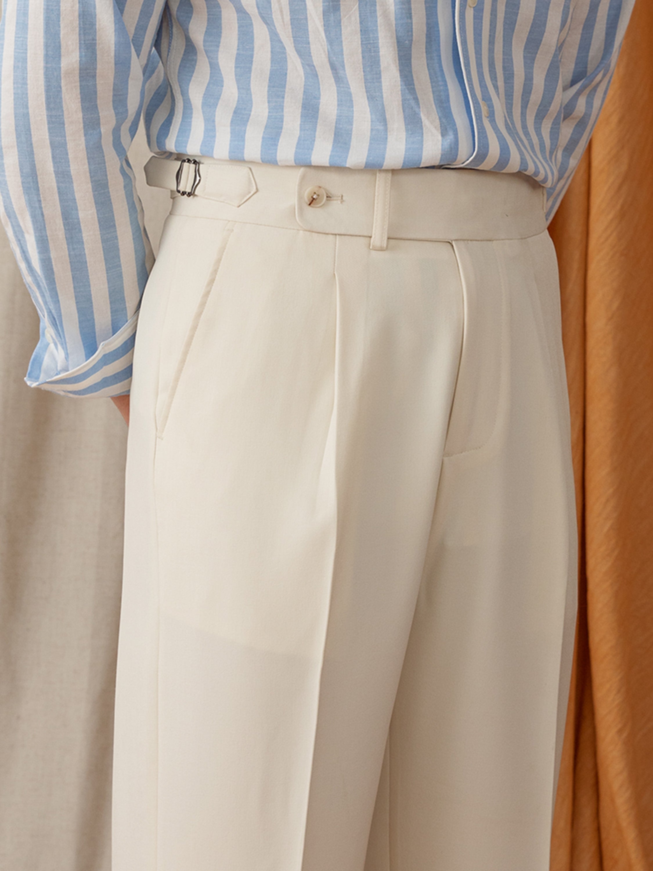 Michel™ I Pantalon Plissé Élégant