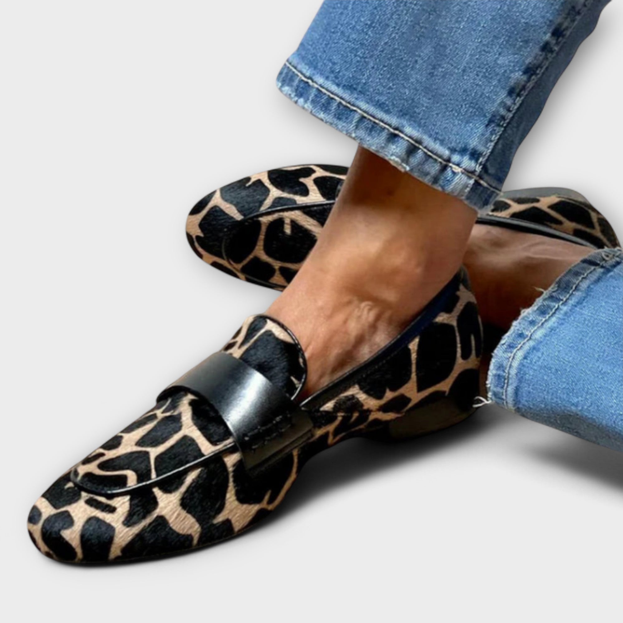 Léa™ | Mocassins Léopard Élégants