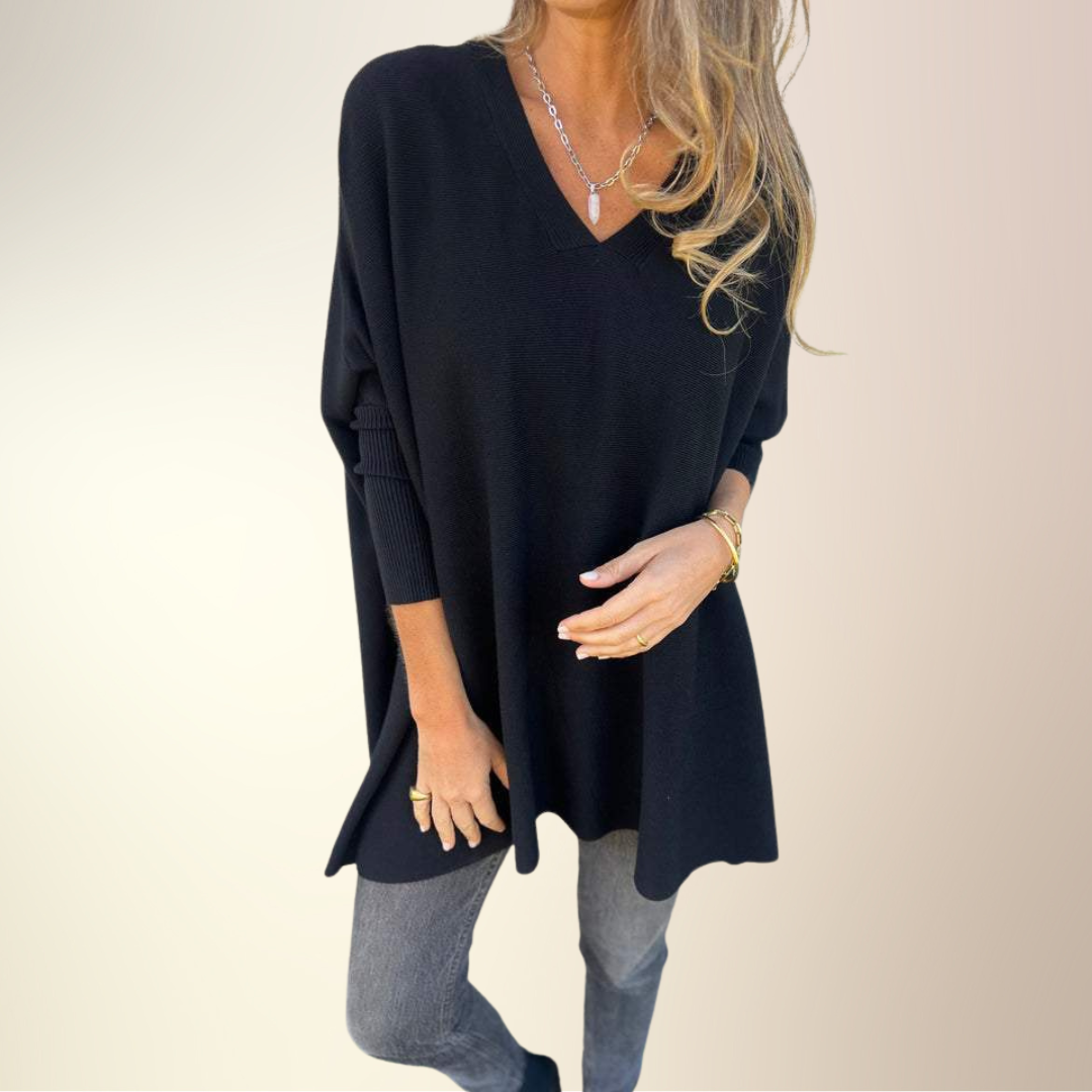 Céline I Pull Douillet Oversize Col V