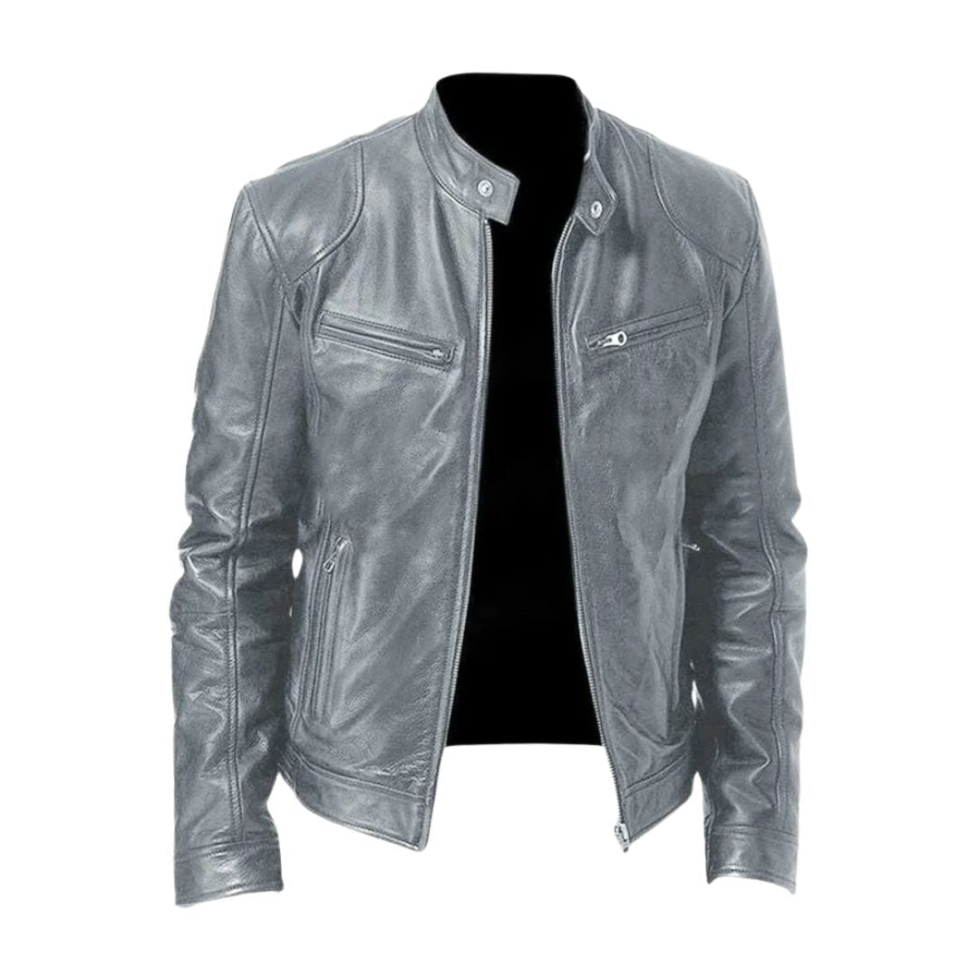 Romain™ I Veste en Cuir Élégante
