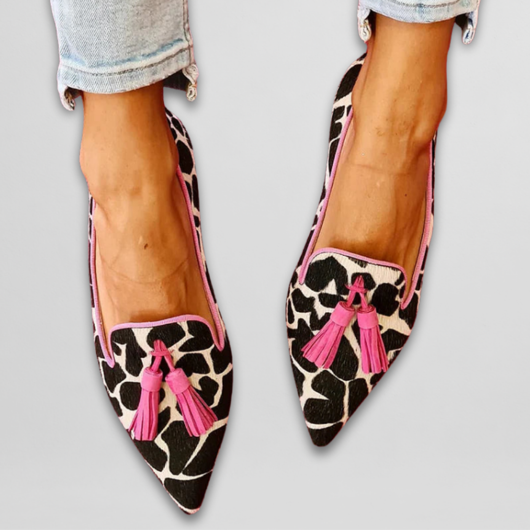 Sabine | Mocassins à pompons