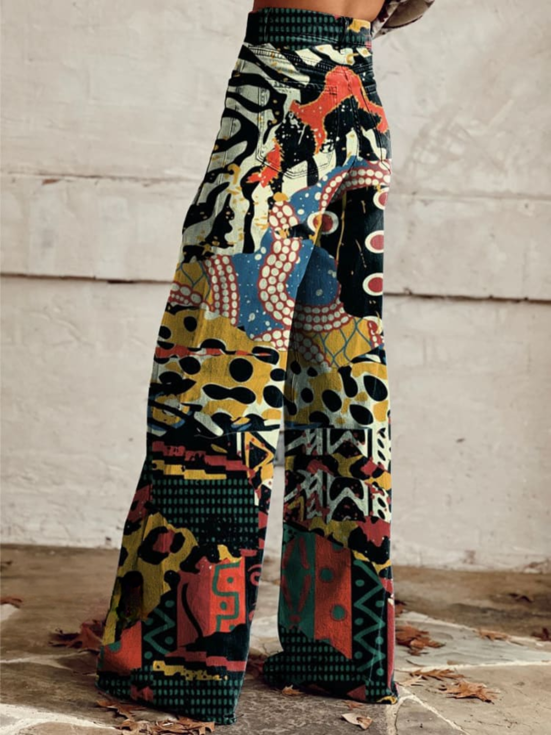 Amaraine™ I Pantalons Élégants à Motif Artistique Audacieux