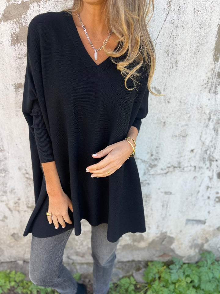 Céline I Pull Douillet Oversize Col V