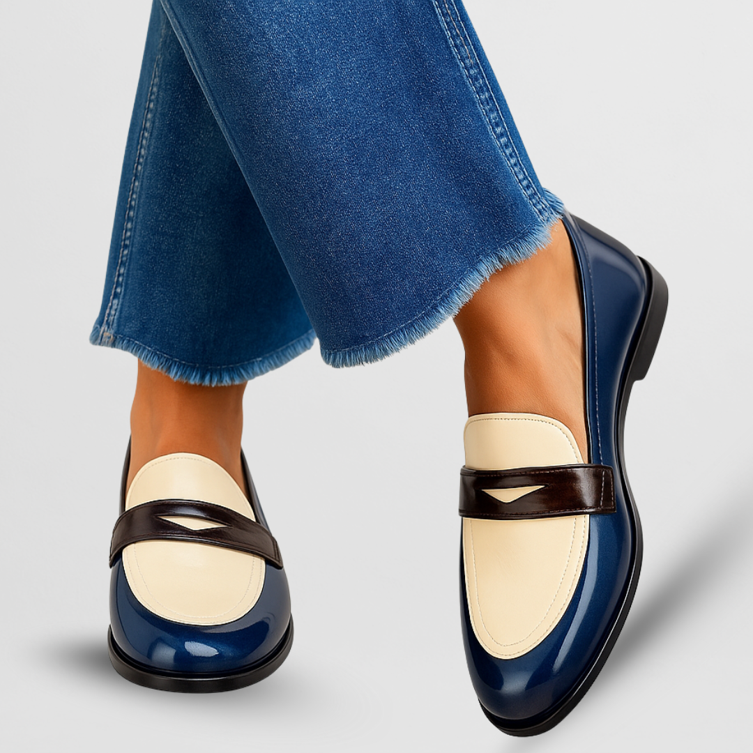 Noémie | Mocassins bicolores
