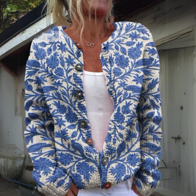 Julie™ I Cardigan Floral Élégance