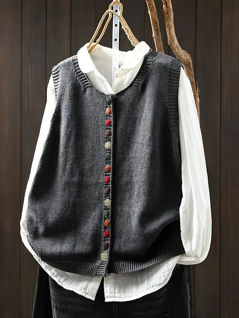 Gaelle™ - Gilet Maglia Casual Élégant