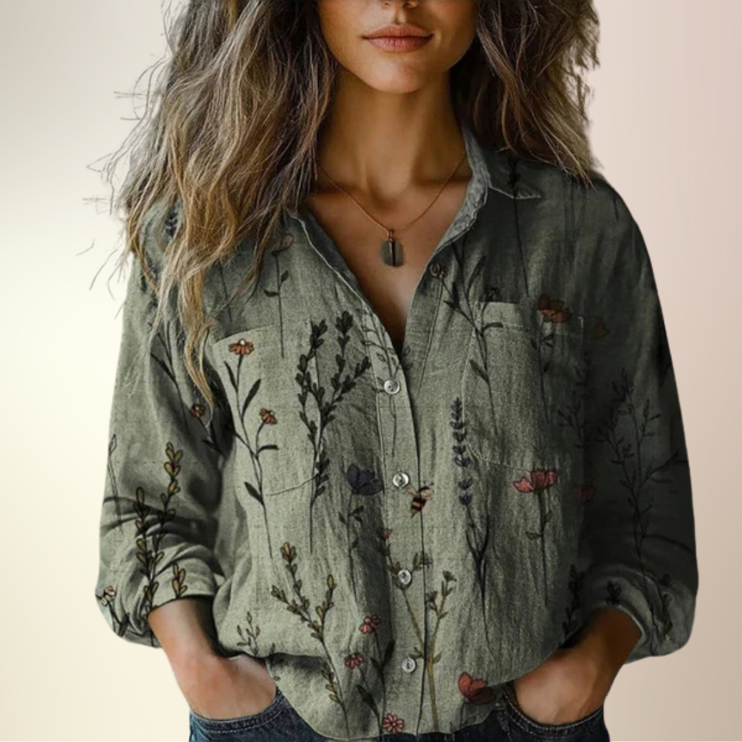 Sophia™ | Blouse flore – Favori d’automne