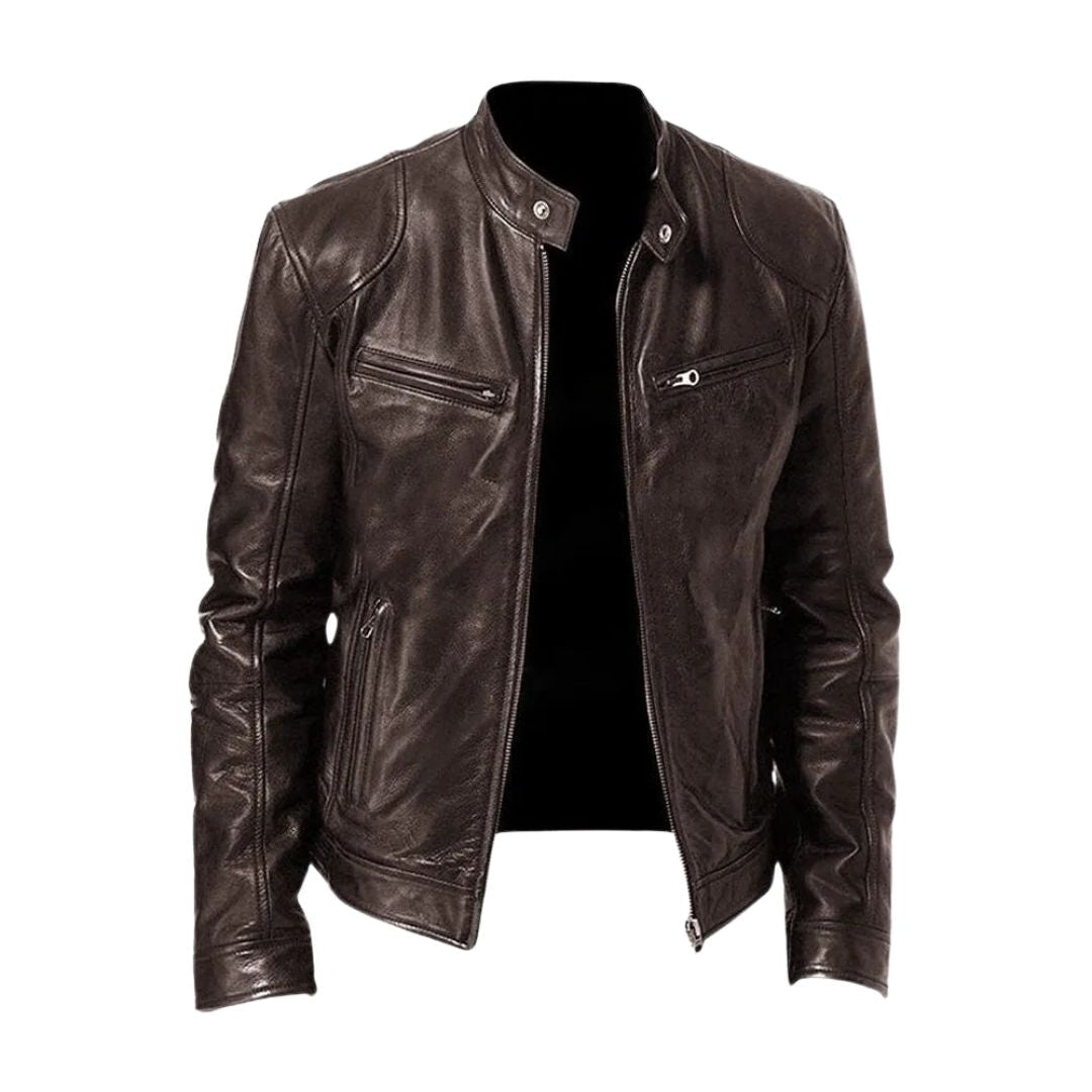 Romain™ I Veste en Cuir Élégante