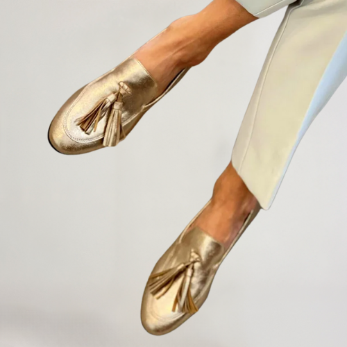 Odette | Mocassins à pompons